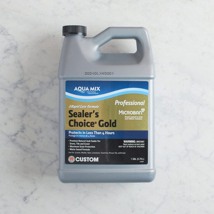 aftercare aqua mix sealer s choice gold penetrating sealer 3 8l 38804737982697
