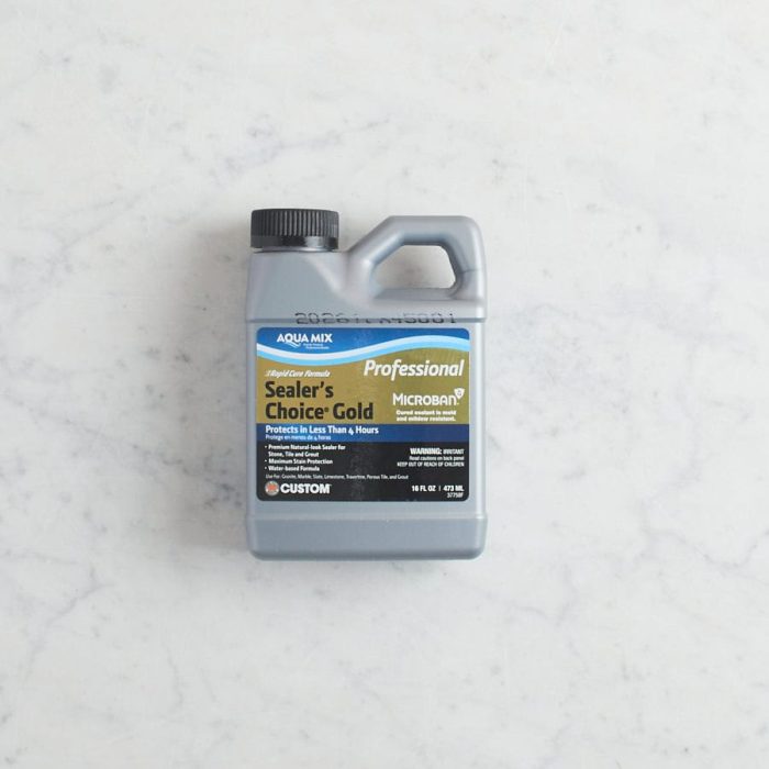 aftercare aqua mix sealer s choice gold penetrating sealer 473ml 38804750500073